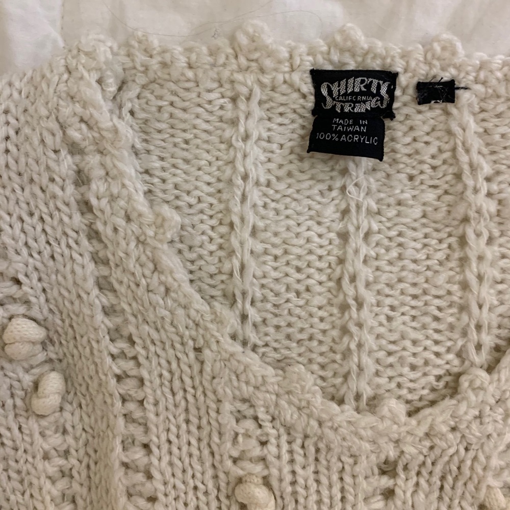 vintage / “pom pom” sweater